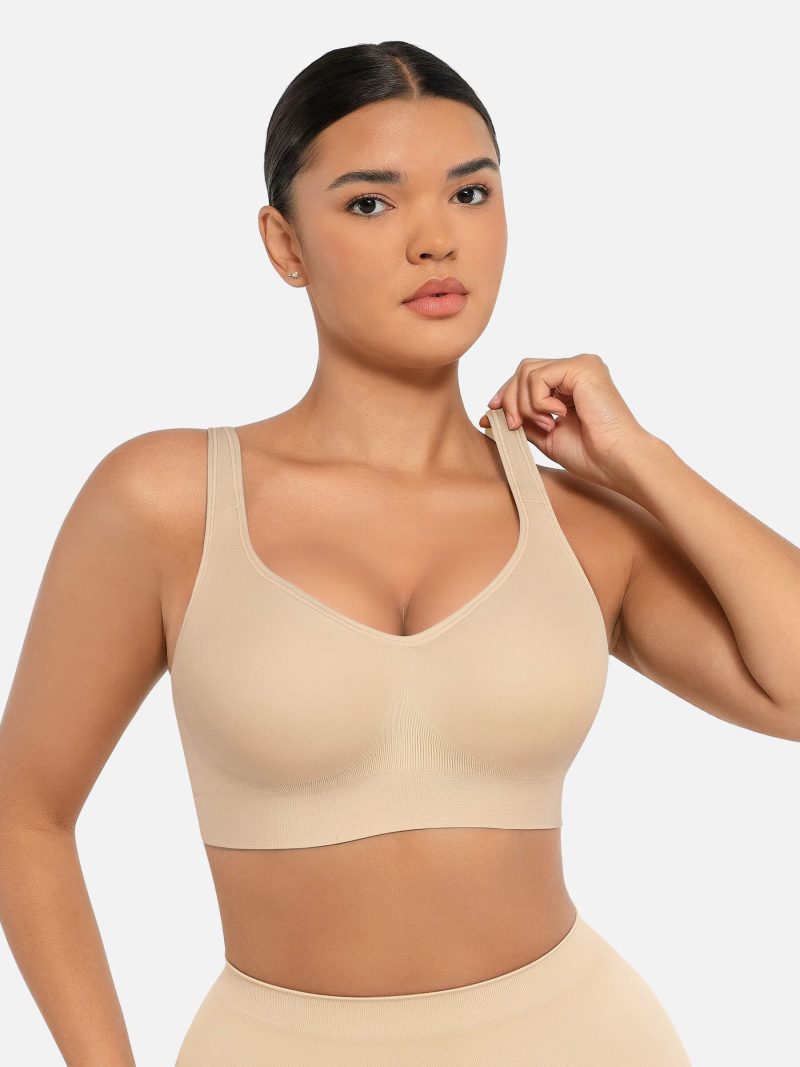 Feelingirl Built in Soft Cups Full Coverage Wireless Bras SK8 3