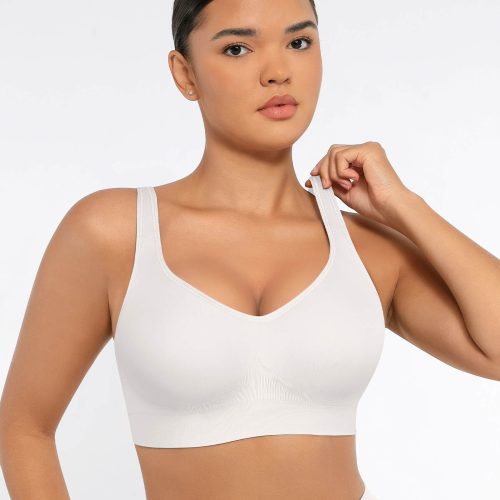 Feelingirl Built in Soft Cups Full Coverage Wireless Bras WH1 4