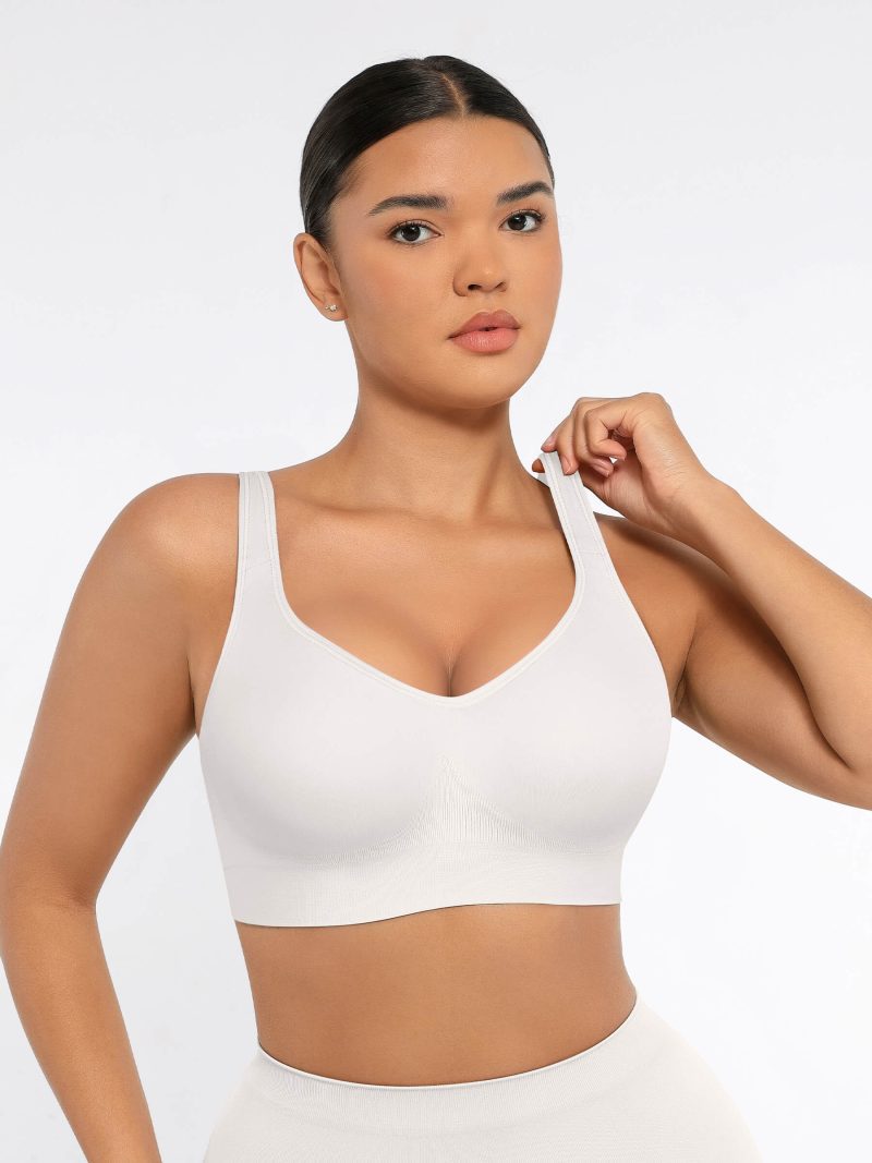 Feelingirl Built in Soft Cups Full Coverage Wireless Bras WH1 4