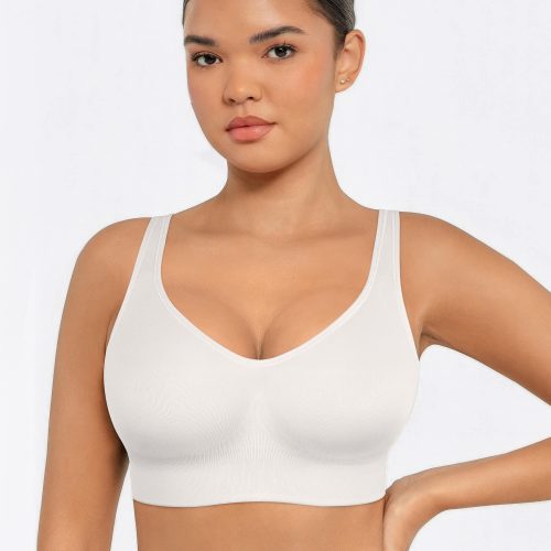 Feelingirl Built in Soft Cups Full Coverage Wireless Bras WH1 5