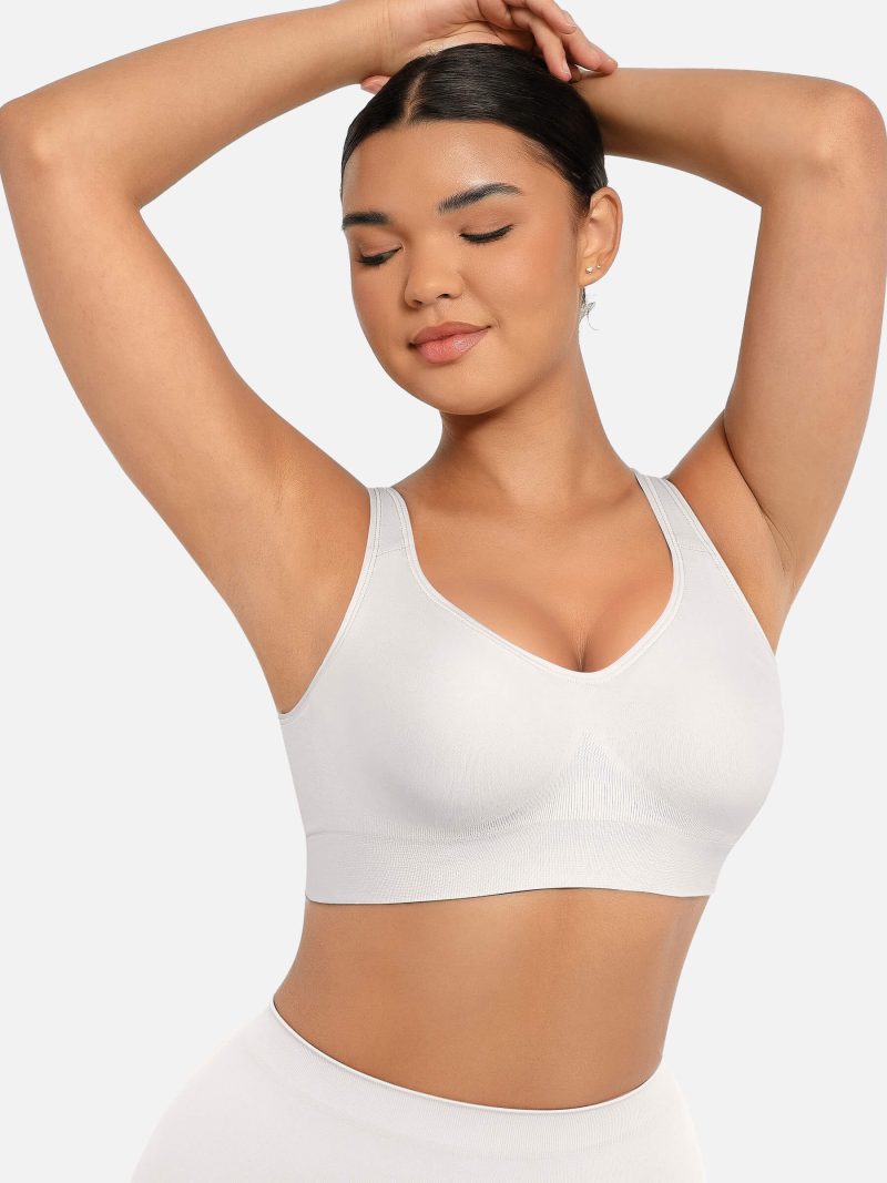 Feelingirl Built in Soft Cups Full Coverage Wireless Bras WH1 6