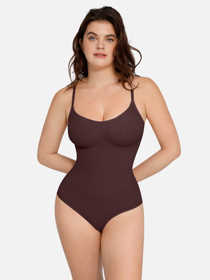 Feelingirl Everyday Wear Seamless Thong Bodysuit