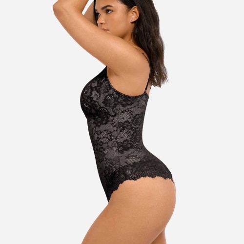 Feelingirl Lace V Neck Full Bodysuit 2 442ab229 2ea7 4050 ad0c 517b0ce05924