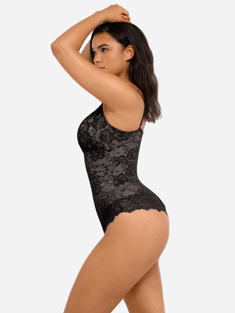 Feelingirl Lace V Neck Full Bodysuit 2 442ab229 2ea7 4050 ad0c 517b0ce05924