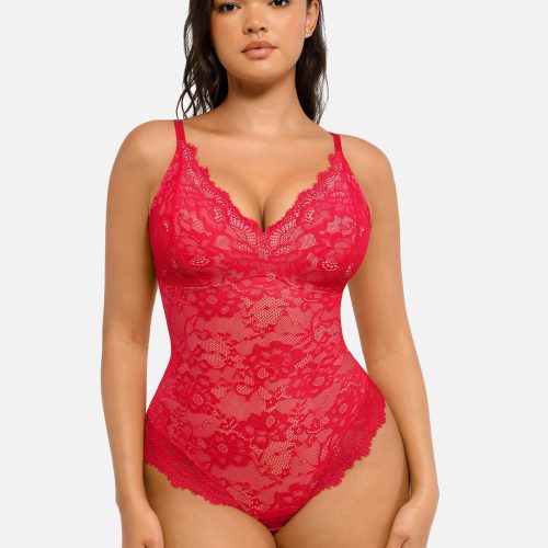 Feelingirl Lace V Neck Full Bodysuit Underwear 1 a232373c 42d7 4af4 abfe 480604d28c57