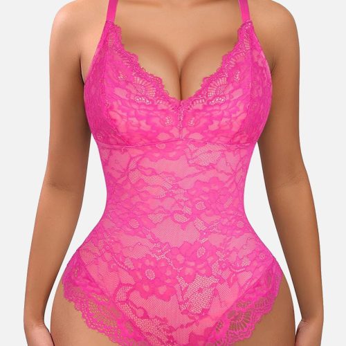 Feelingirl Lace V Neck Full Bodysuit Underwear 3 fcde46f4 2e90 4a83 9841 18f494ef8e95