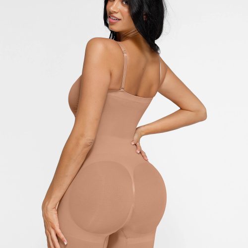 Feelingirl Seamless Strapless Bodysuit with Removable Straps 12