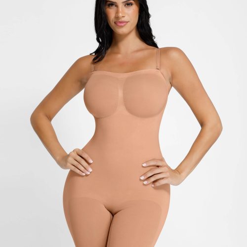 Feelingirl Seamless Strapless Bodysuit with Removable Straps 1 c06de547 26cd 4b72 8e2d 696395c6444b