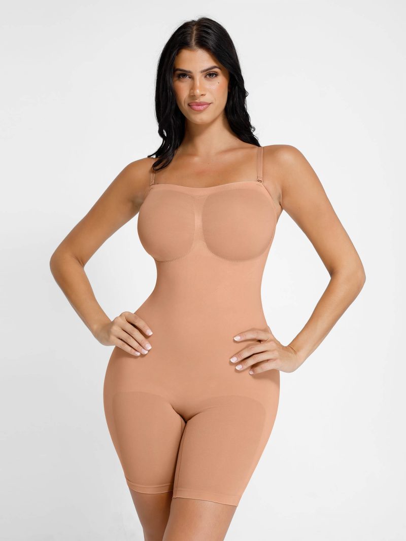 Feelingirl Seamless Strapless Bodysuit with Removable Straps 1 c06de547 26cd 4b72 8e2d 696395c6444b