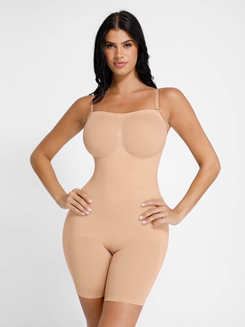 Feelingirl Seamless Strapless Bodysuit with Removable Straps 2 acdfd630 8535 4216 94e1 e4b4c0bb40c7