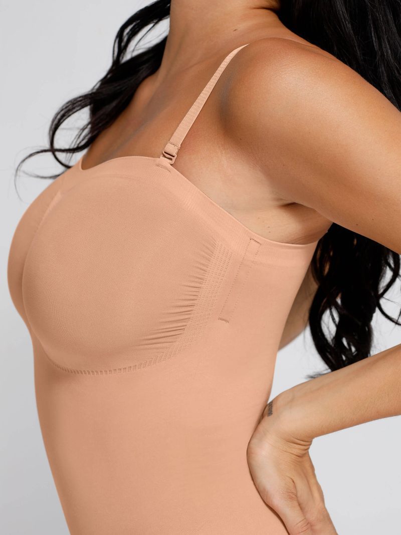 Feelingirl Seamless Strapless Bodysuit with Removable Straps 3 b4da9d23 d509 46a7 ab7c d3808fb64364