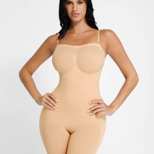 Feelingirl Seamless Strapless Bodysuit with Removable Straps 5 5e52dde0 5af1 483e b402 124d5e11d2e2