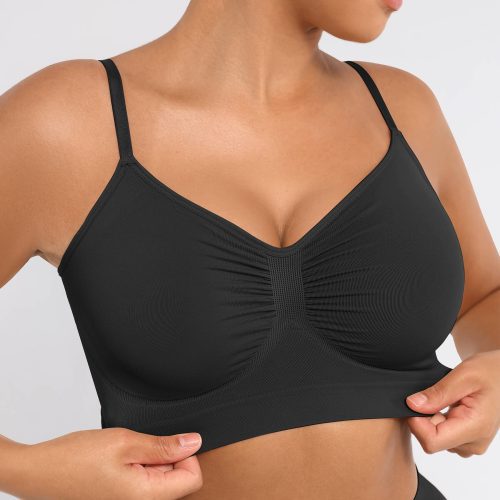 Feelingirl Smooth Seamless Wireless Bra Three Piece Bund BK1f 5