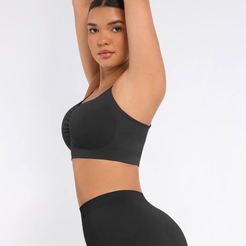 Feelingirl Smooth Seamless Wireless Bra Three Piece Bund BK1f 7