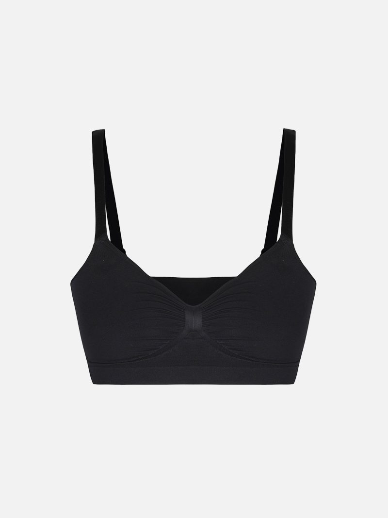 Feelingirl Smooth Seamless Wireless Bra Three Piece Bund BK1f 9