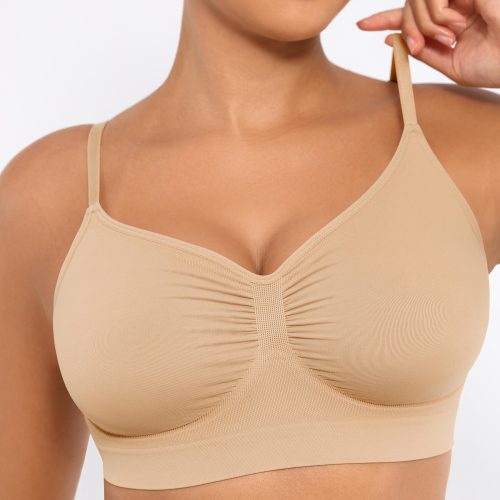 Feelingirl Smooth Seamless Wireless Bra Three Piece Bund SK8f 6