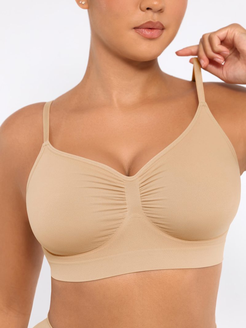 Feelingirl Smooth Seamless Wireless Bra Three Piece Bund SK8f 6