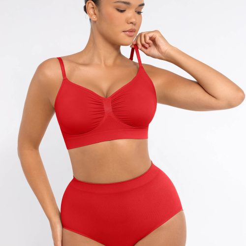 Feelingirl Smooth Seamless Wireless Bra Three Piece Bundle RD8f 3