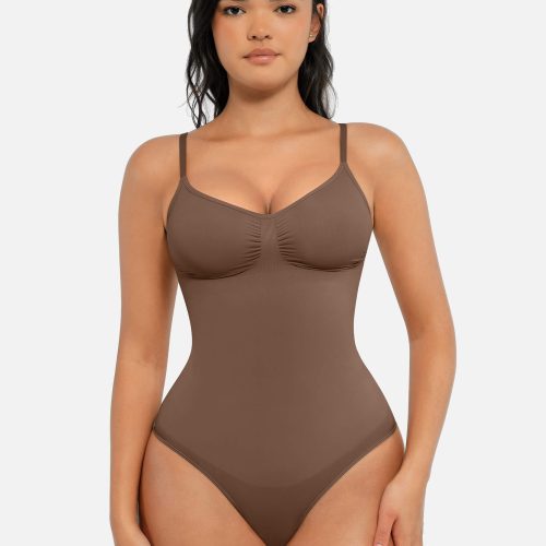 Feelingirl Tummy Control Seamless Bodysuit BN5 6