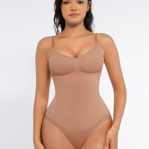 Feelingirl Tummy Control Seamless Bodysuit BN7 1