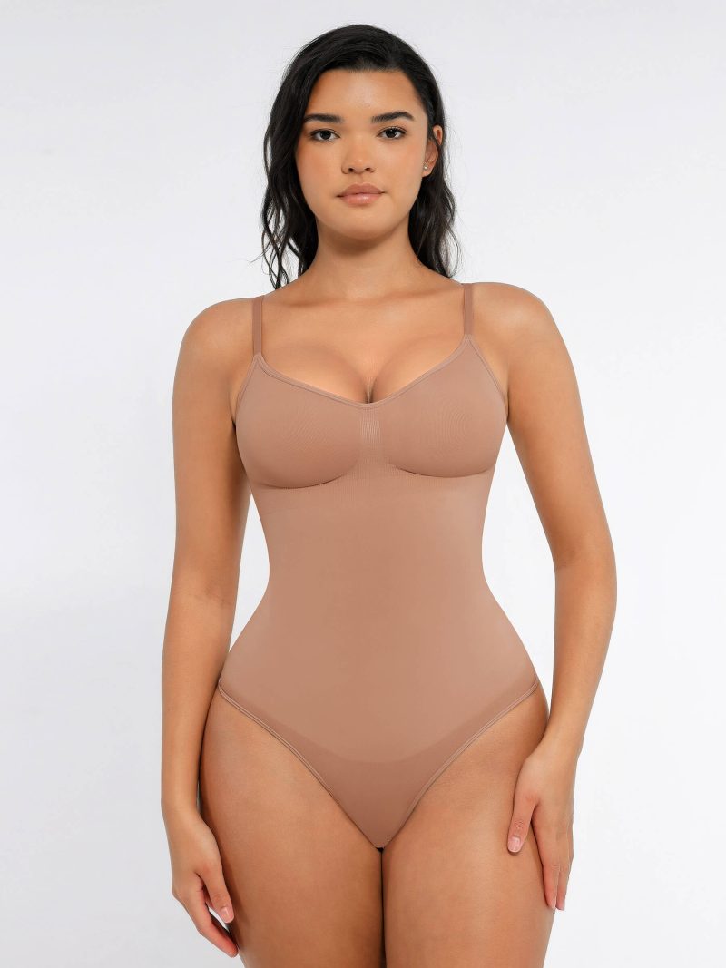 Feelingirl Tummy Control Seamless Bodysuit BN7 1