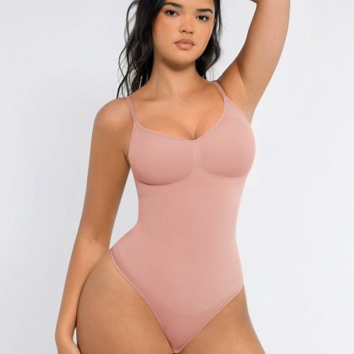 Feelingirl Tummy Control Seamless Bodysuit SK1 7