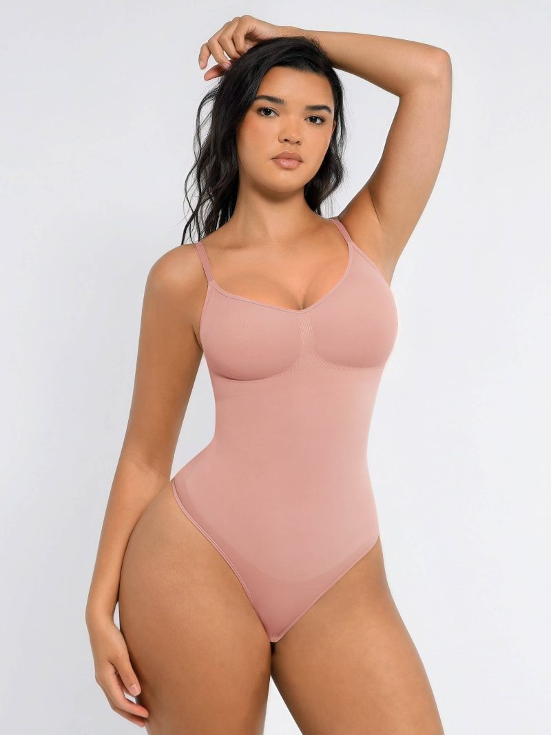 Feelingirl Tummy Control Seamless Bodysuit SK1 7