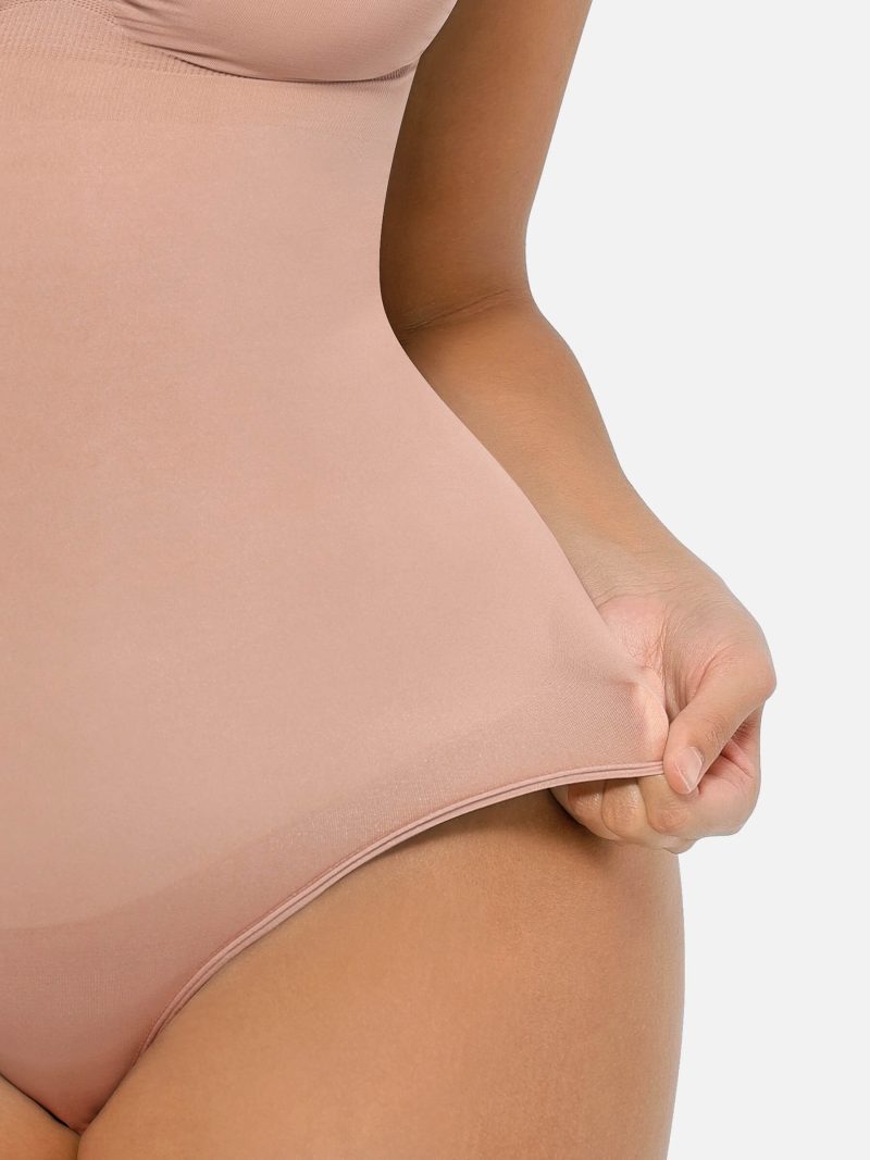 Feelingirl Tummy Control Seamless Bodysuit SK5 3