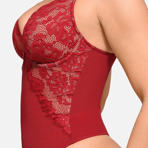 Feelingirl V Neck Elegant Lace Sculpting Thongs Bodysuit RD3 1 700eddc3 f9e8 4c83 8757 f2978b77d17f