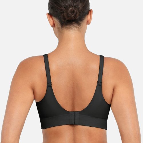 Feelingirl Wireless Push Up Seamless Comfort Full Coverage Bra BK1 1