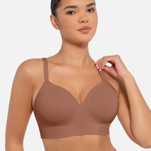 Feelingirl Wireless Push Up Seamless Comfort Full Coverage Bra BN7 2