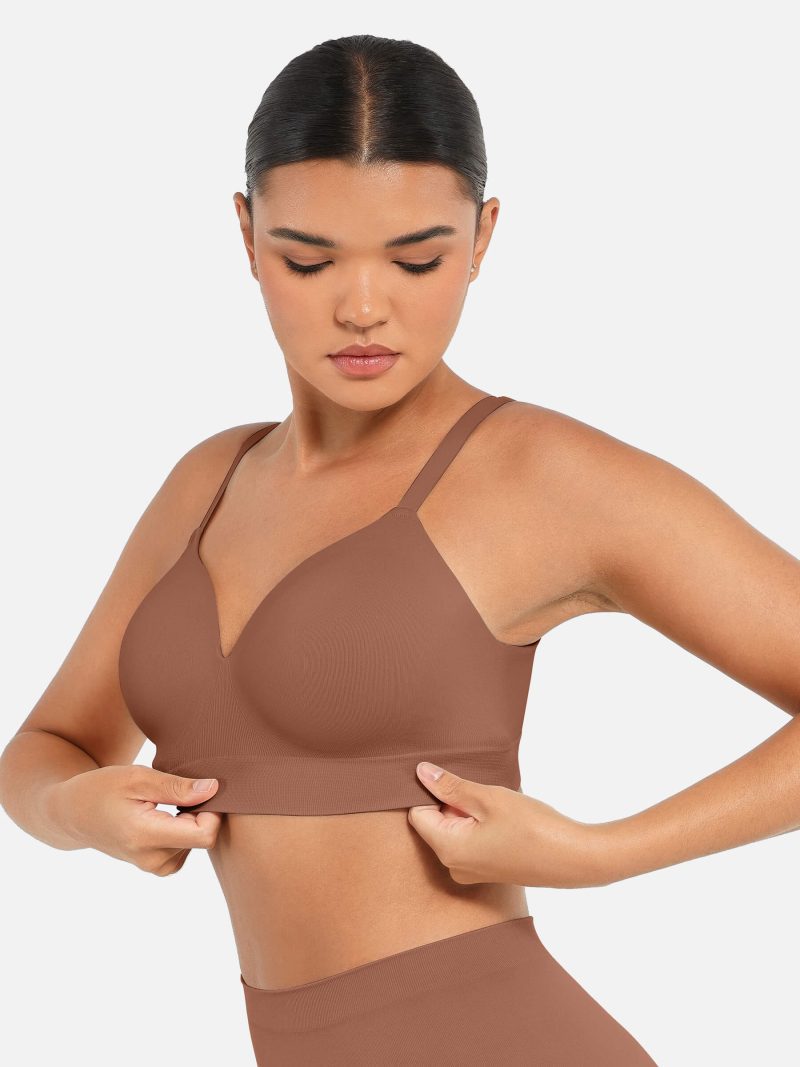 Feelingirl Wireless Push Up Seamless Comfort Full Coverage Bra BN7 5