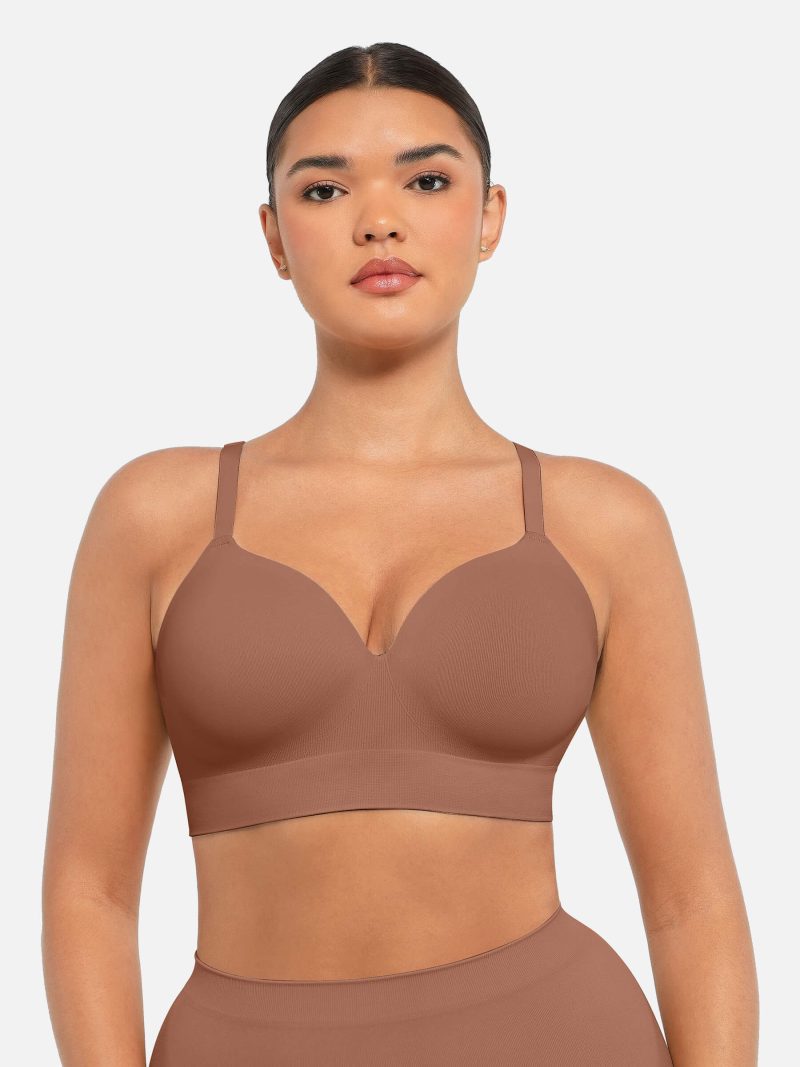 Feelingirl Wireless Push Up Seamless Comfort Full Coverage Bra BN7 6