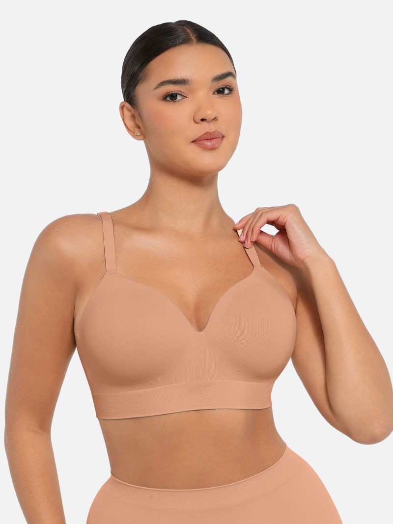 Feelingirl Wireless Push Up Seamless Comfort Full Coverage Bra SK3 2