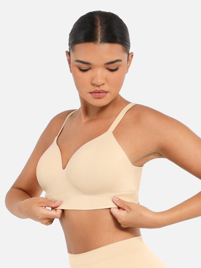 Feelingirl Wireless Push Up Seamless Comfort Full Coverage Bra SK4 2