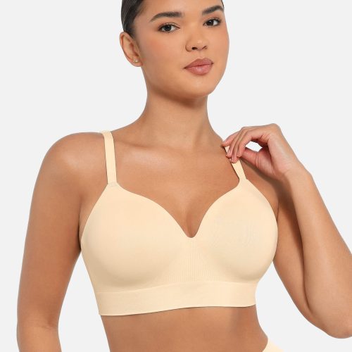 Feelingirl Wireless Push Up Seamless Comfort Full Coverage Bra SK4 4