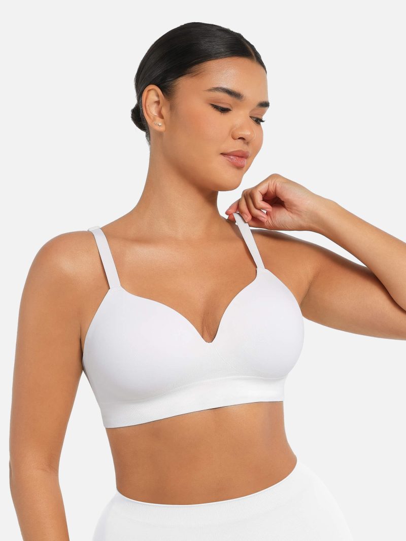 Feelingirl Wireless Push Up Seamless Comfort Full Coverage Bra WH1 2