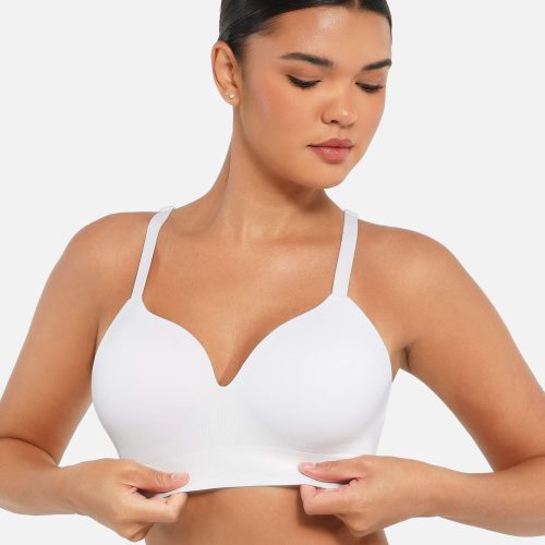 Feelingirl Wireless Push Up Seamless Comfort Full Coverage Bra WH1 3