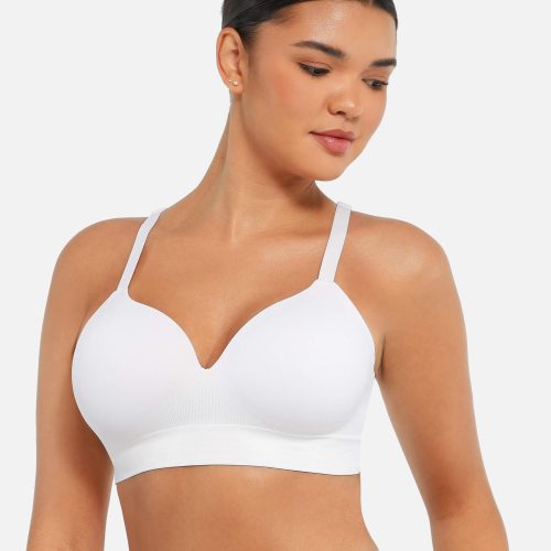 Feelingirl Wireless Push Up Seamless Comfort Full Coverage Bra WH1 6