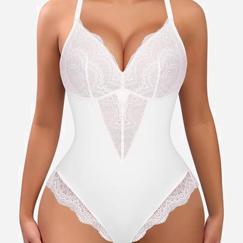 Low-back Ultra-versatile Lace Bodysuit