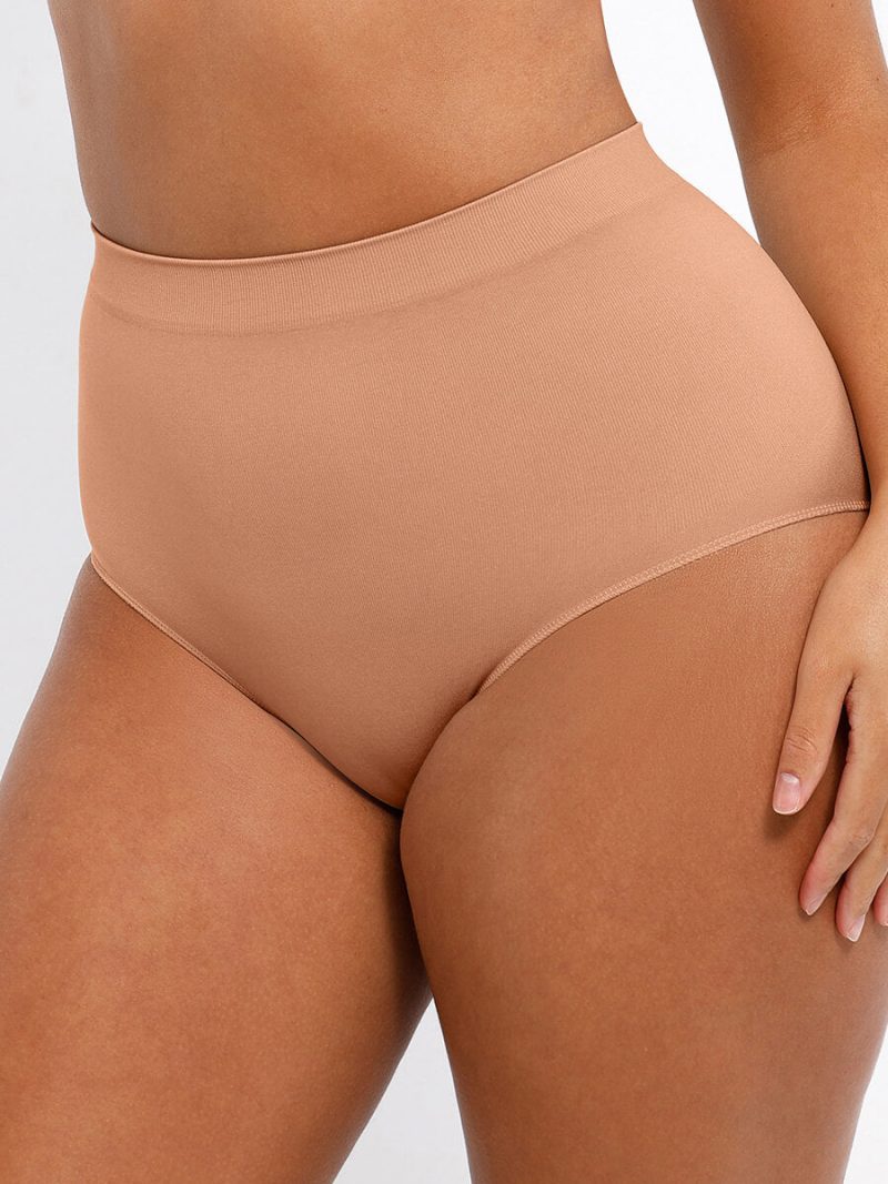 SeamlessHigh WaistTummyControlAntibacterialPeachHipBrief MT240117 1