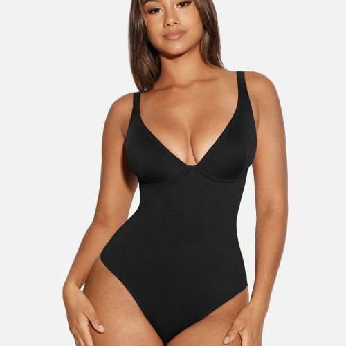 VNeckTummyControlThongBodysuit 1 15d8a966 979f 46ed bc64 2e58639ba866