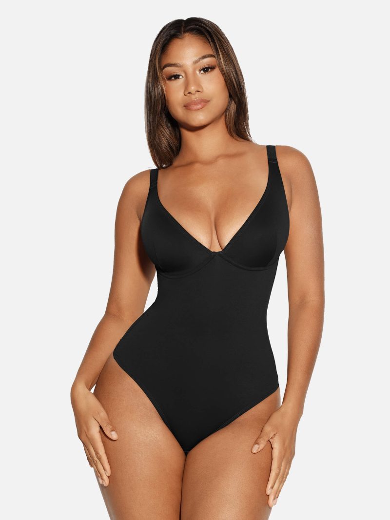 VNeckTummyControlThongBodysuit 1 15d8a966 979f 46ed bc64 2e58639ba866