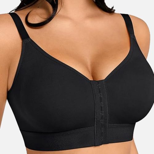 FeelinGirl Post Surgery Full Coverage Compression Surgical Front Closure Mastectomy Bras